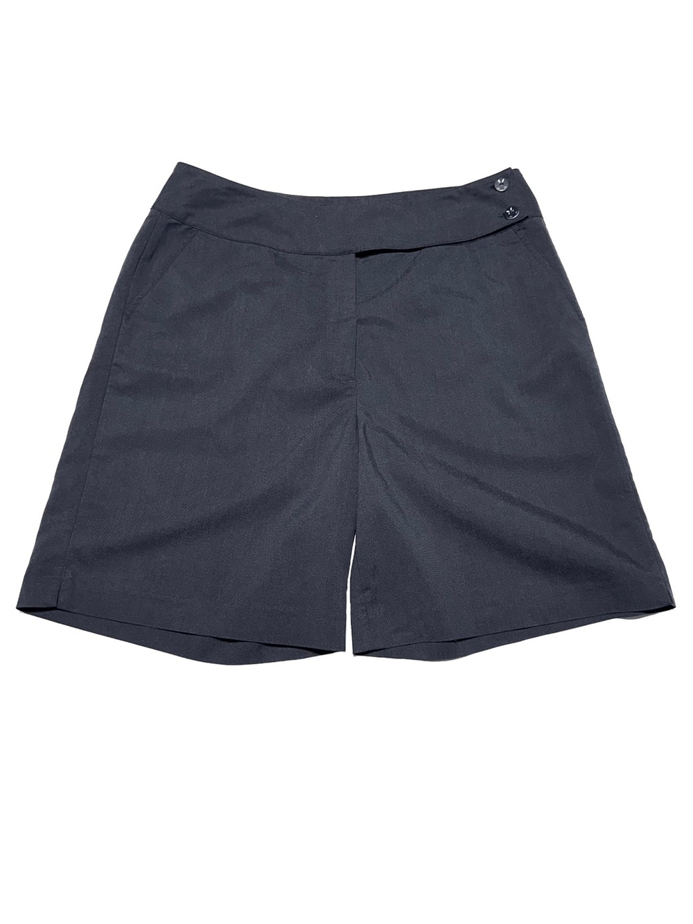 Vuarnet Sport Charcoal Blue Golf Shorts Size 10 Stretch Bermuda